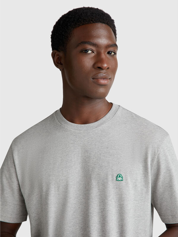 Basic-T-Shirt aus Baumwolle Herren