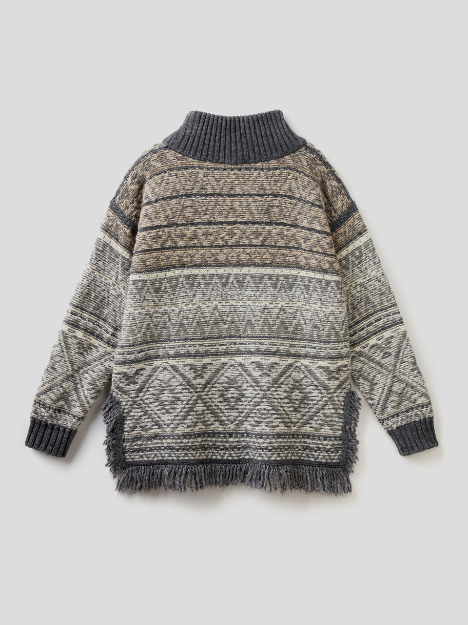 Wendbarer Pullover mit Jacquard-Verarbeitung image number 2