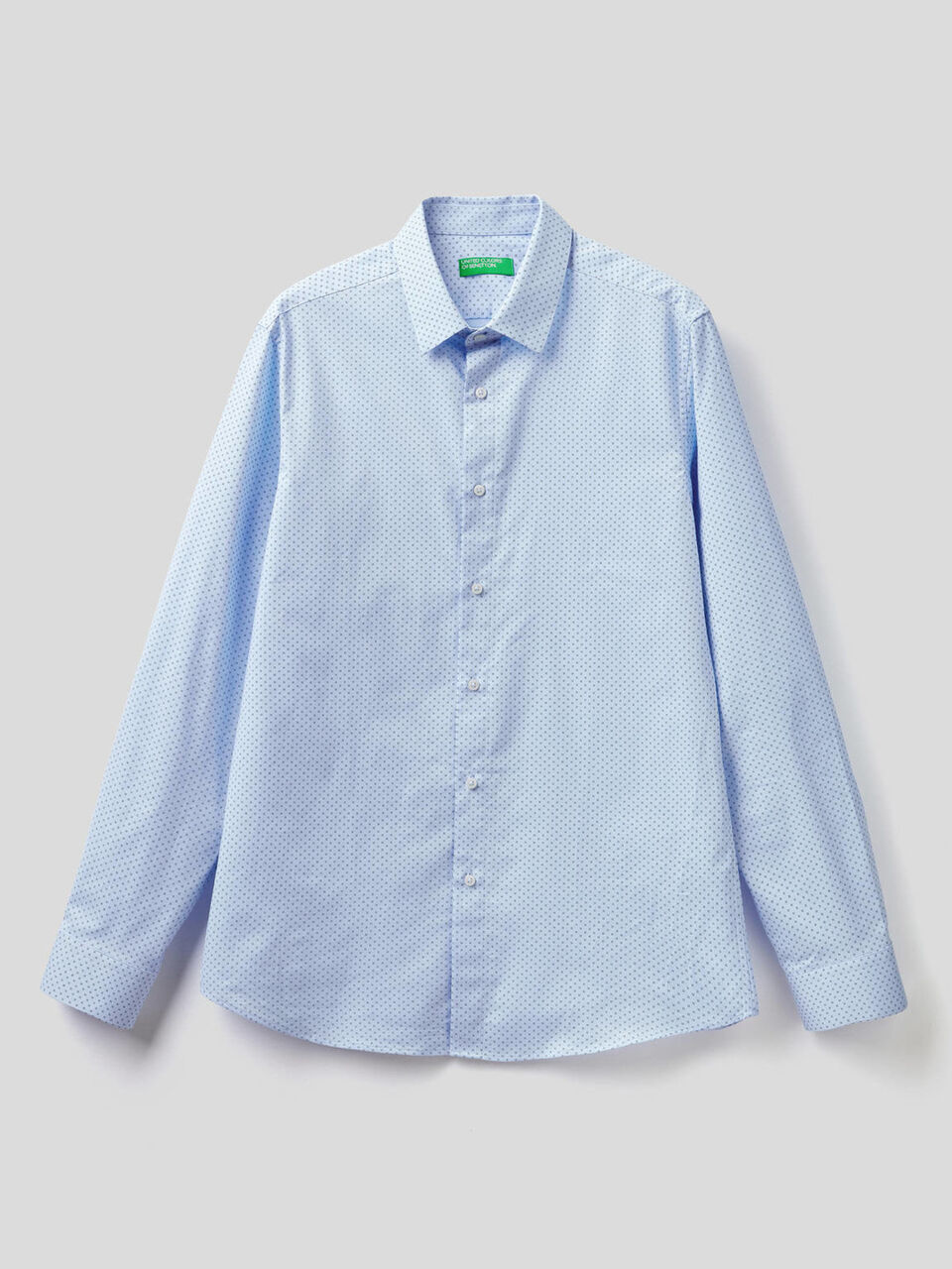 Slim-Fit-Hemd aus reiner Baumwolle image number 1
