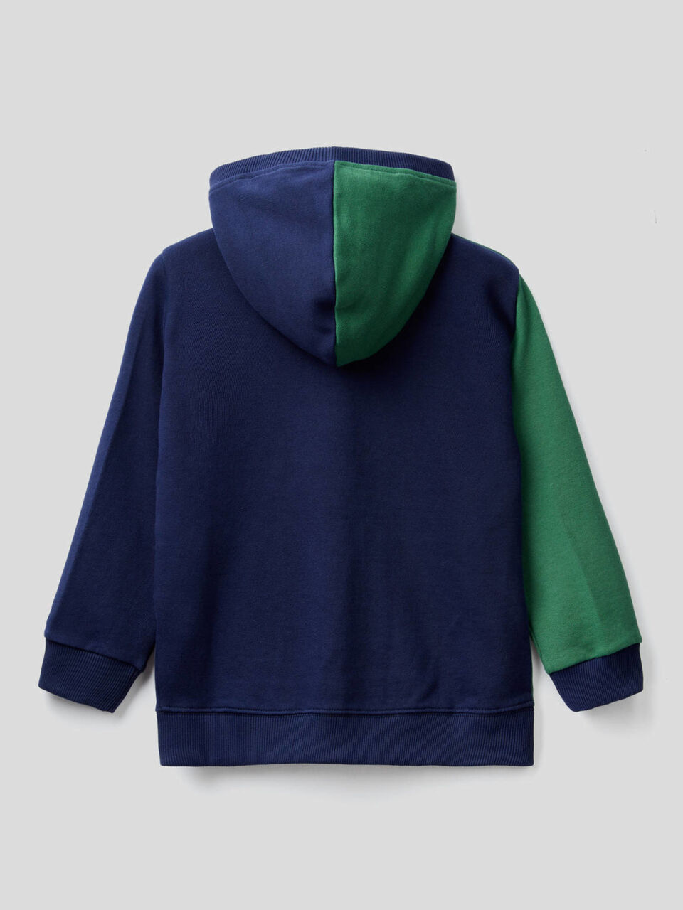 Zweifarbiges Sweatshirt mit Kapuze image number 2