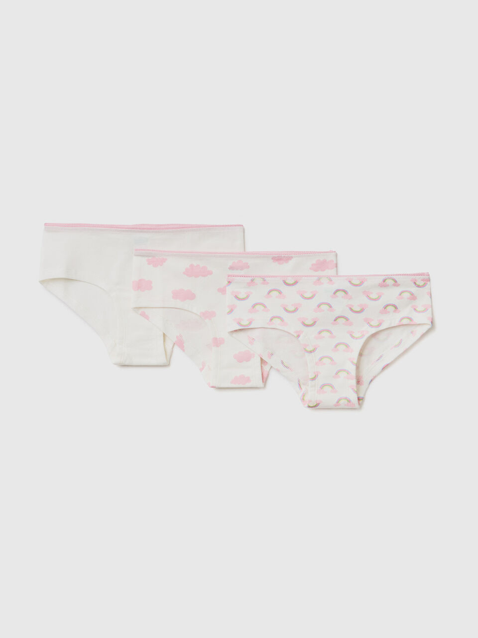 Drei Culottes aus stretchiger Baumwolle image number 1