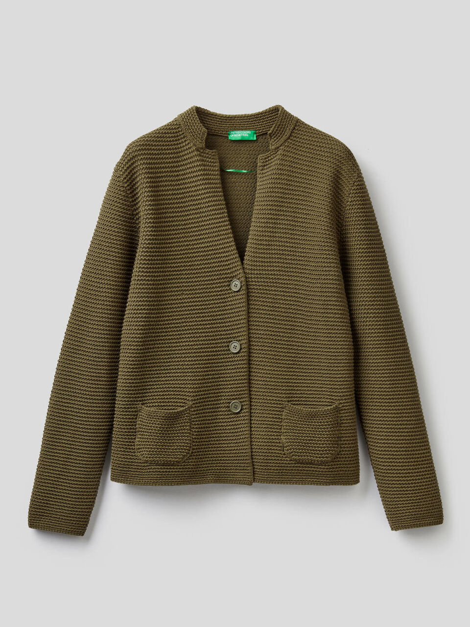 Strickjacke aus 100% Baumwolle image number 1