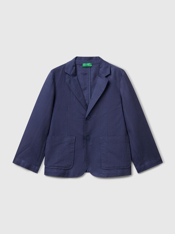 Blazer aus Leinenmischung Jungen