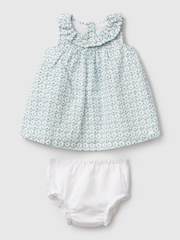 Kleid mit Rüschenkragen Newborn