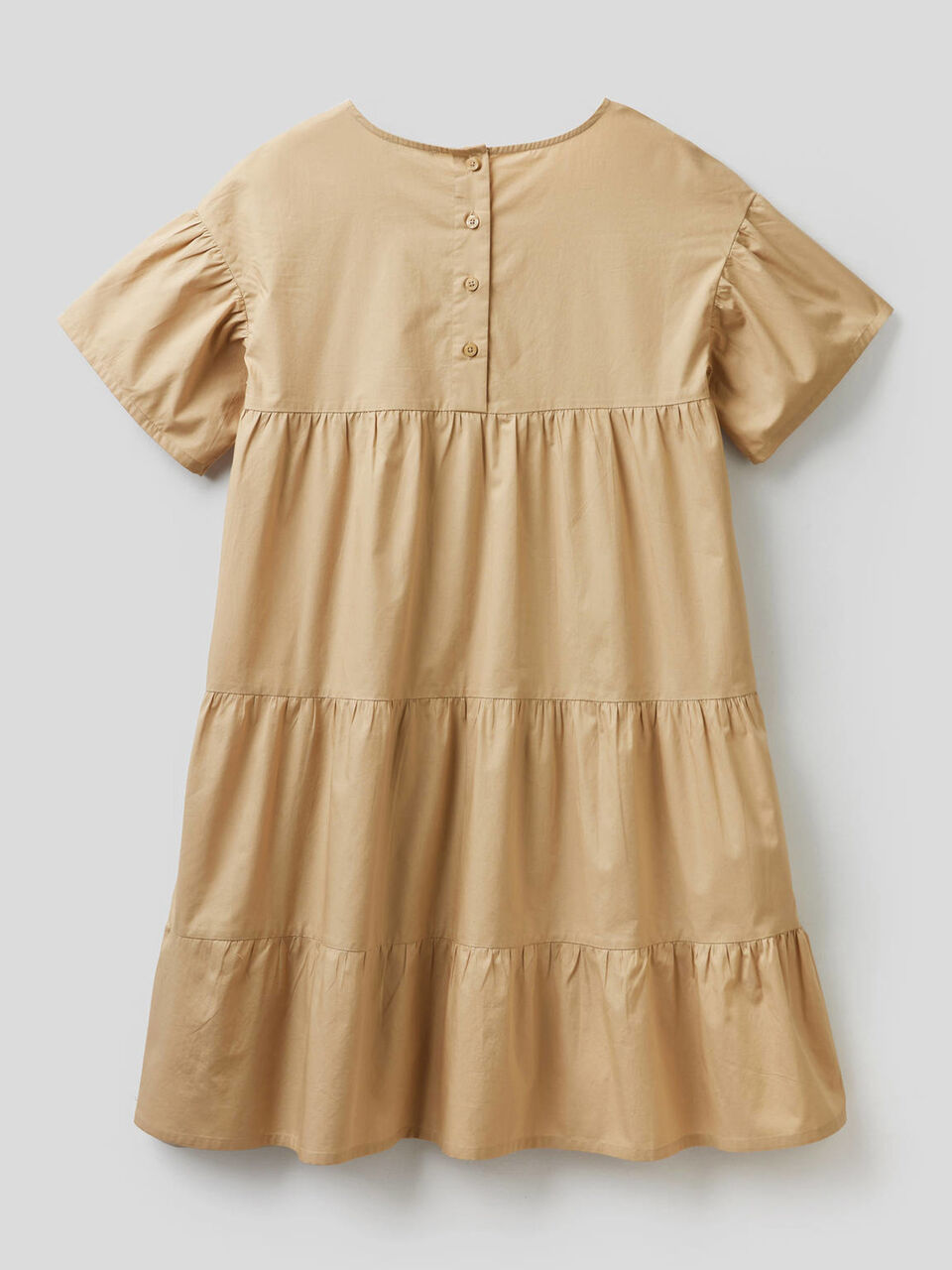 Weites Kleid aus 100% Baumwolle mit Rüschen image number 2