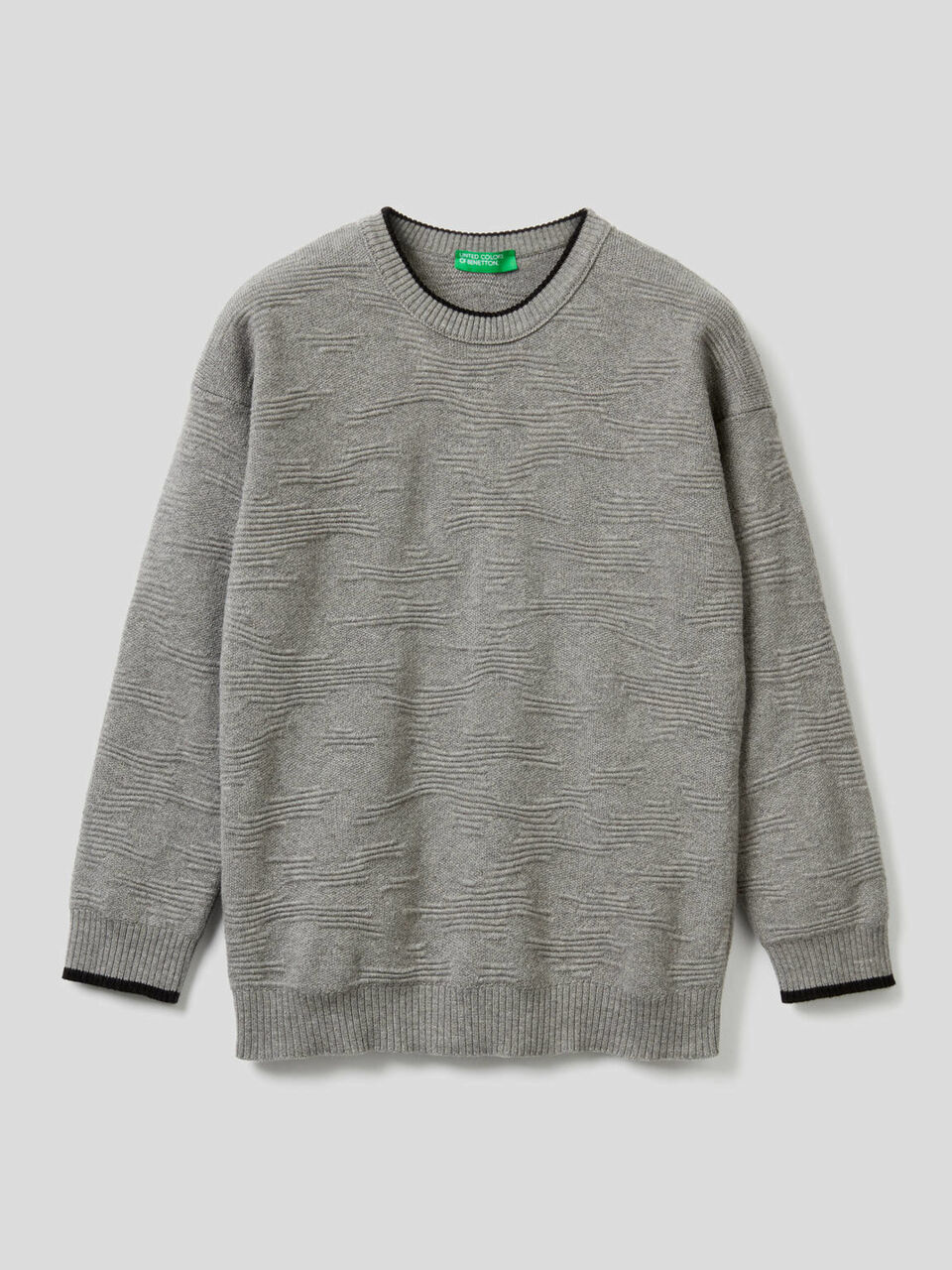Pullover aus 100% Baumwolle mit besonderer Verarbeitung image number 1