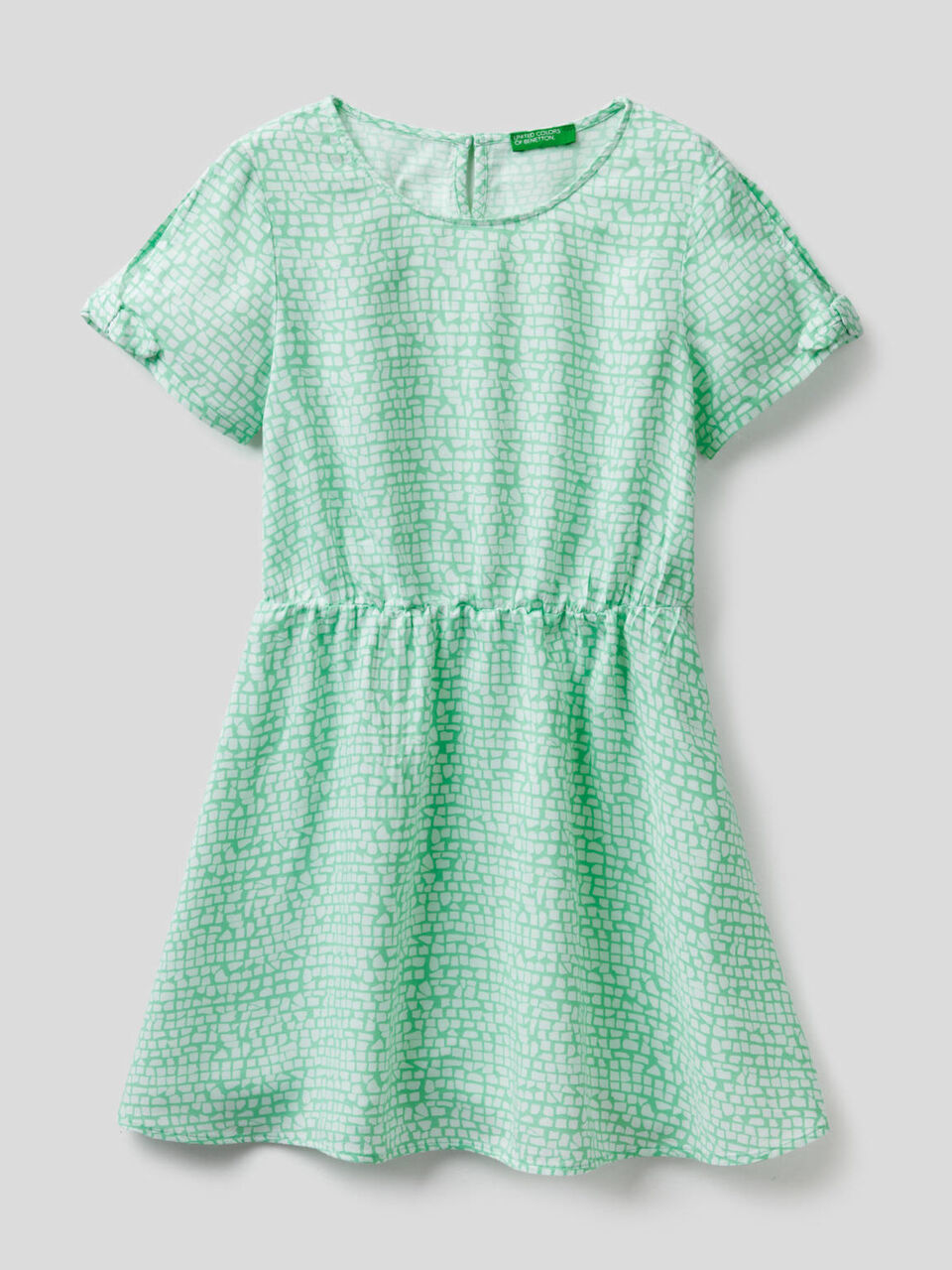 Fließendes Kleid mit Muster image number 1