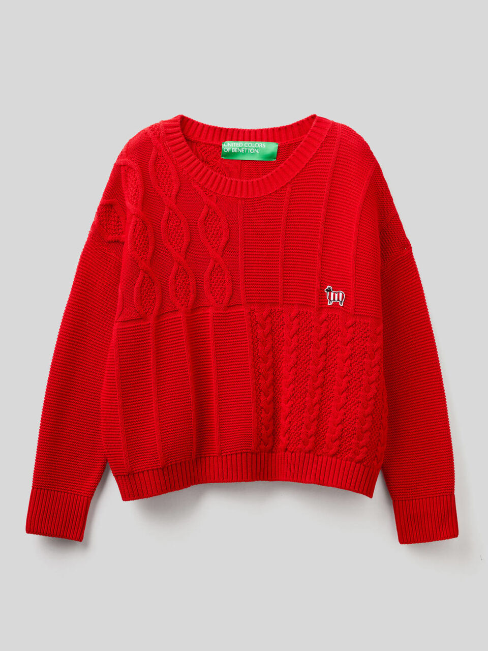 Pullover aus 100% Baumwolle mit besonderer Verarbeitung image number 1
