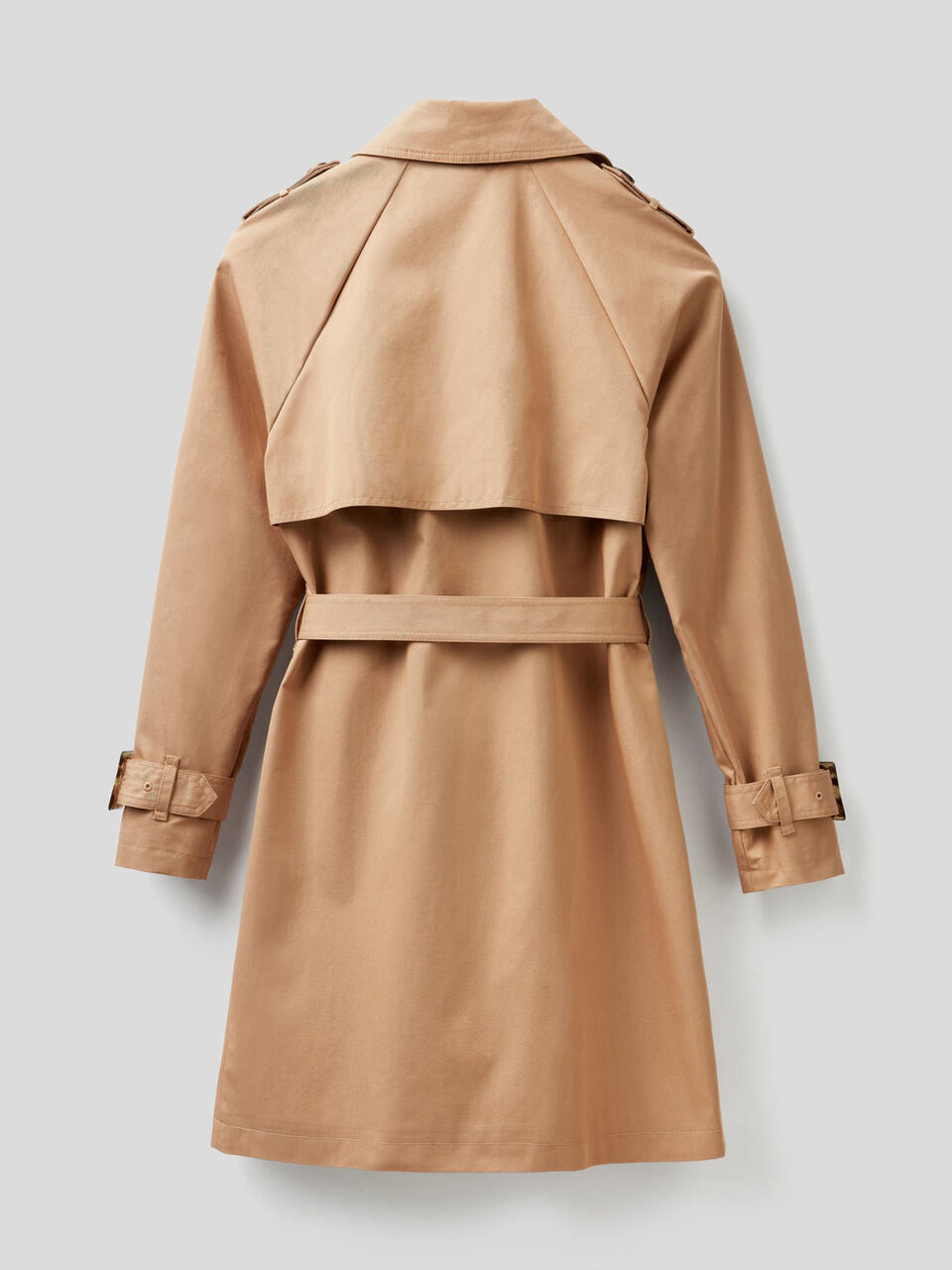 Doppelreihiger Trenchcoat aus Baumwolle image number 2