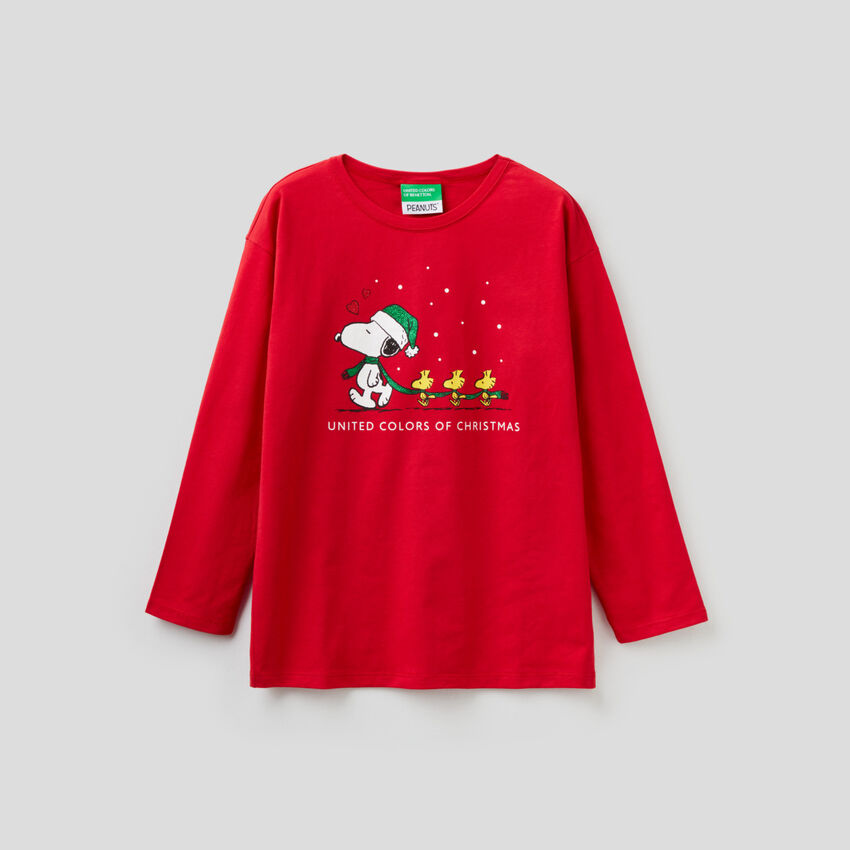 Weihnachtliches Peanuts-T-Shirt
