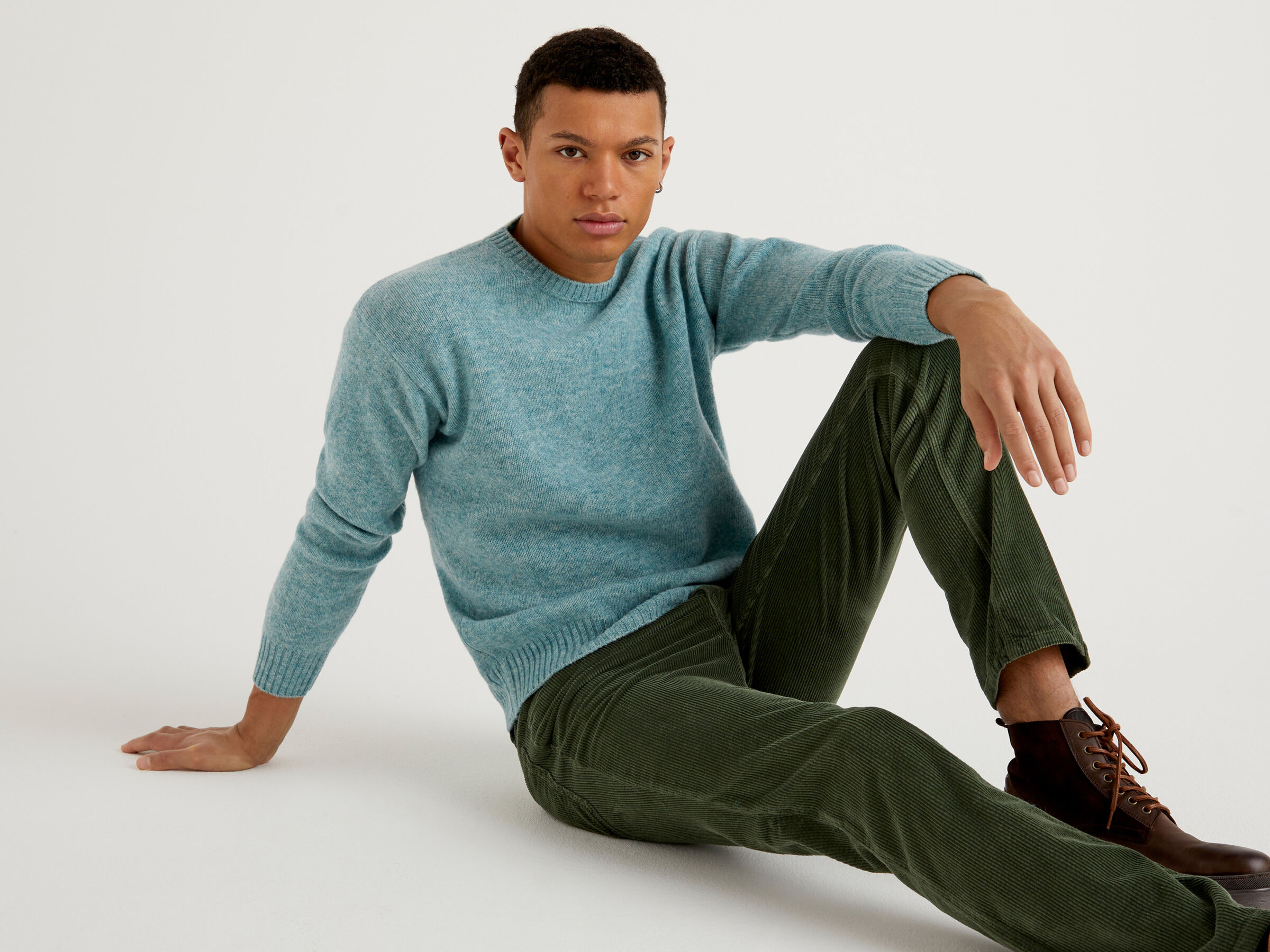 Pullover aus reiner Shetlandwolle mit Rundausschnitt image number 3