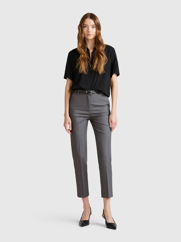 Chinos aus Stretch-Baumwolle Damen