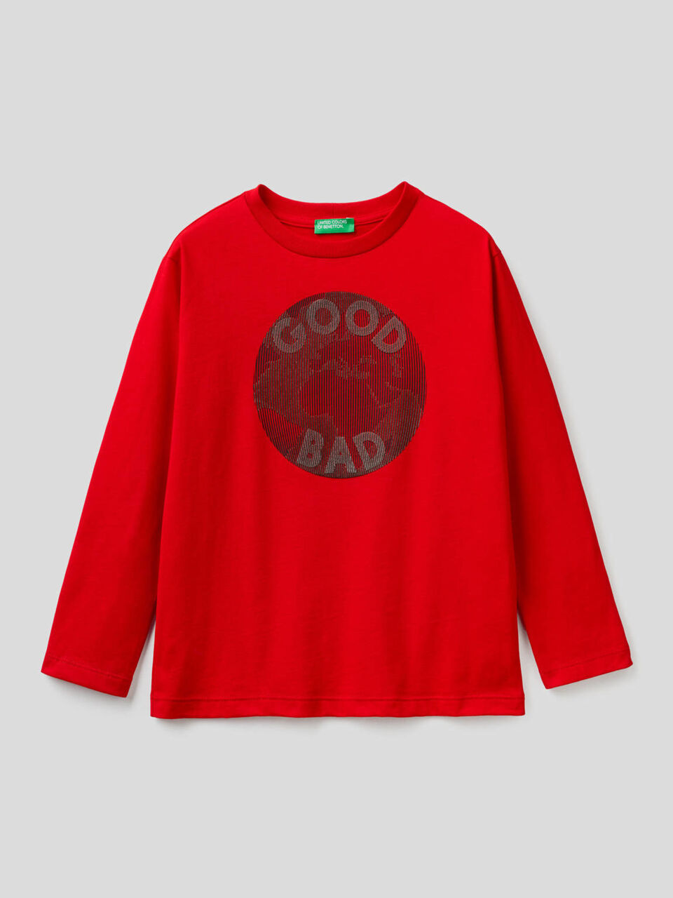 T-Shirt mit gummiertem Print image number 1