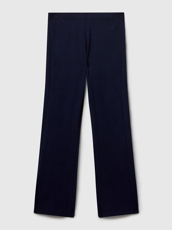 Ausgestellte Leggings aus Stretch-Baumwolle Mädchen