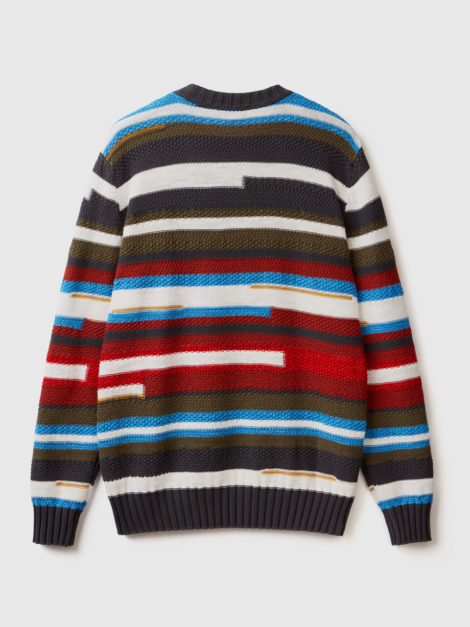Pullover mit bunten Streifen image number 2