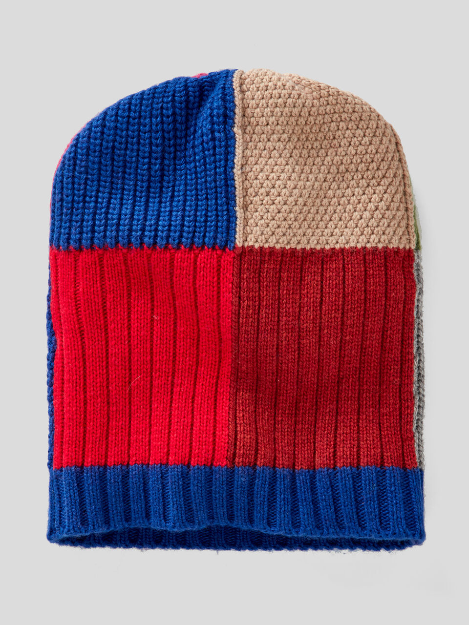 Bunte Mütze in einer Mischung aus Wolle und Cashmere image number 1