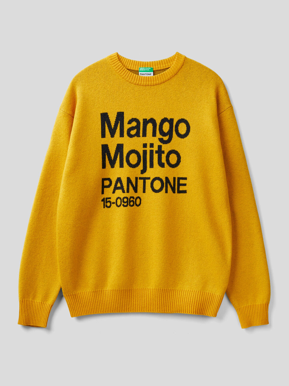 Pullover mit Intarsienarbeit BenettonxPantone™ image number 1