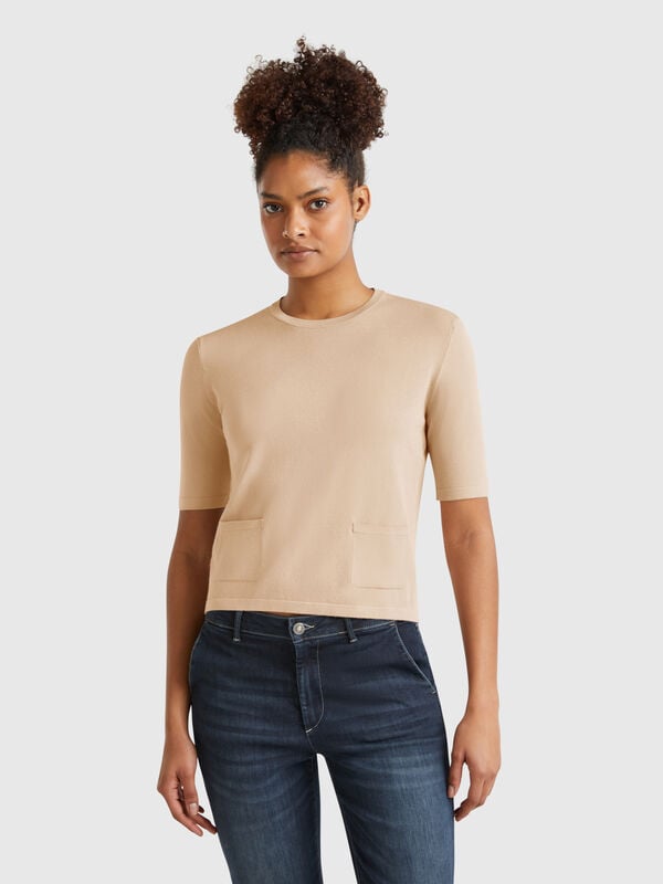 Kurzarmpullover Damen