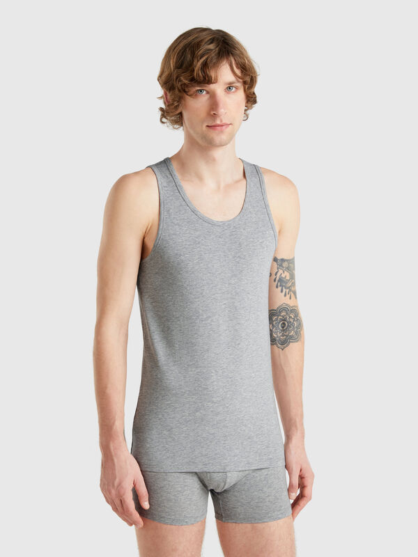 Tanktop aus Stretch-Bio-Baumwolle Herren