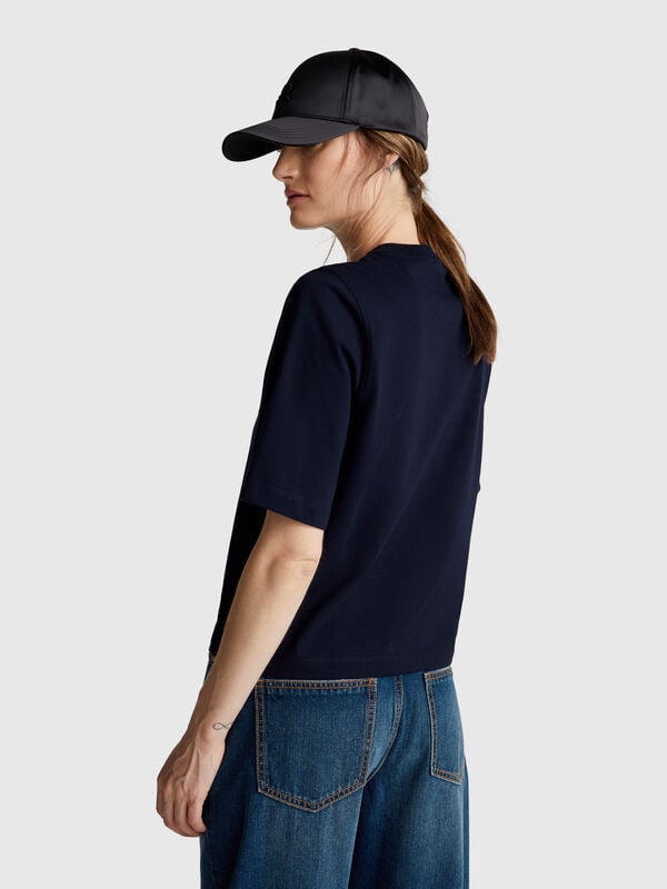 T-Shirt im Boxy-Fit, 100 % Baumwolle Damen