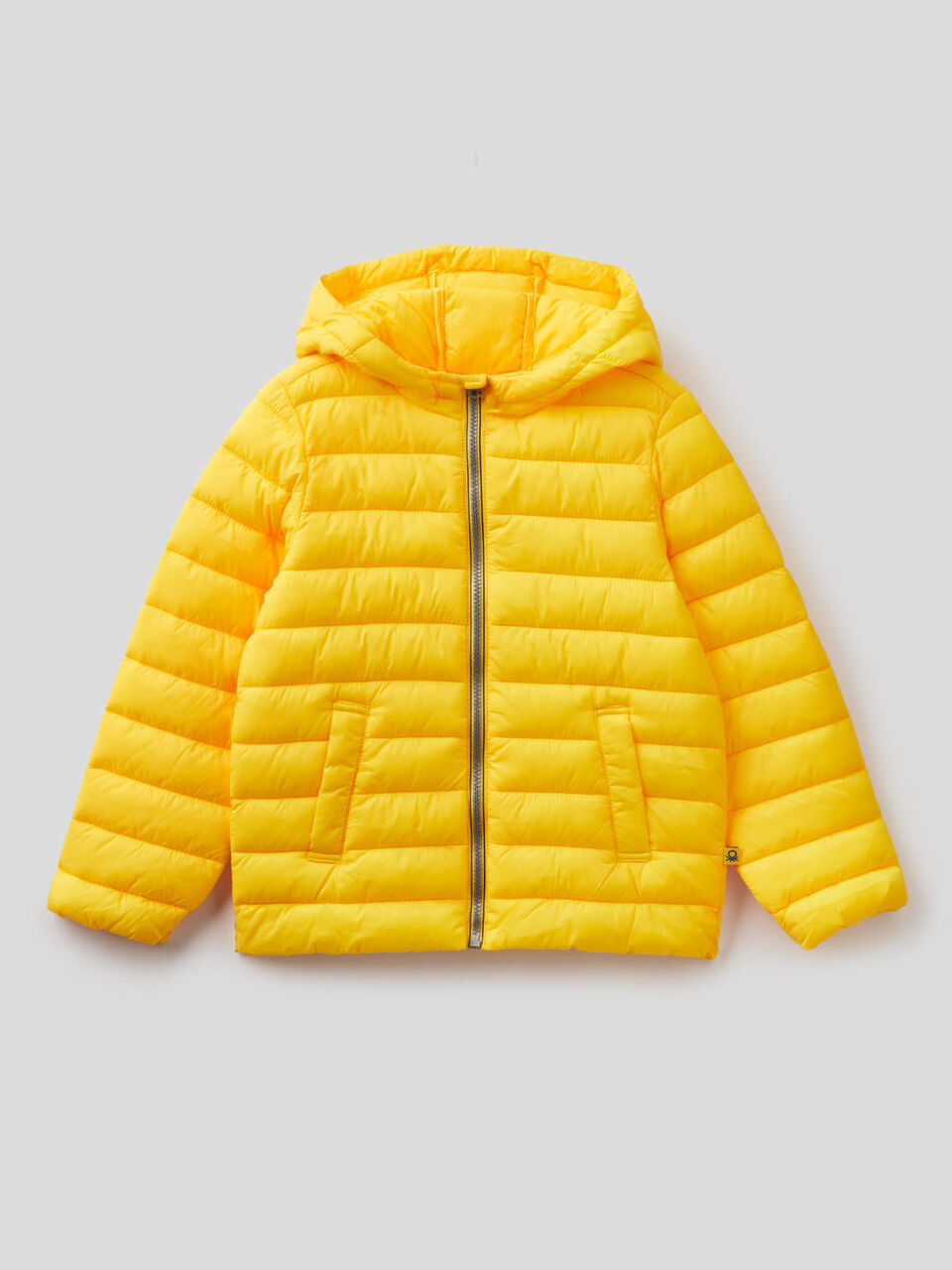 Jacke mit Kapuze aus technischem Stoff image number 1