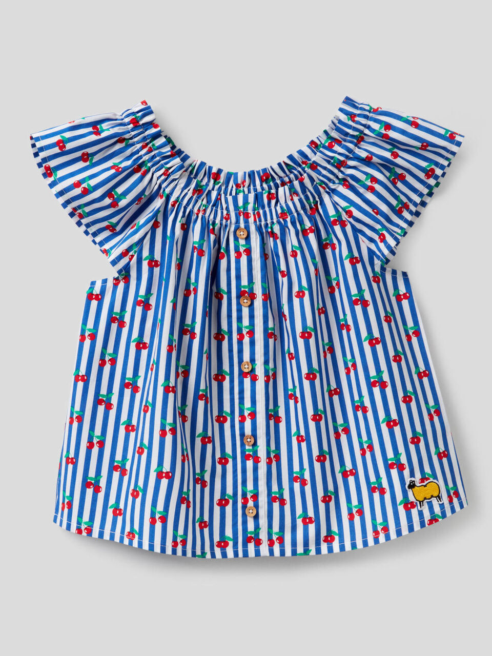 Bluse aus 100% Baumwolle mit Print image number 1