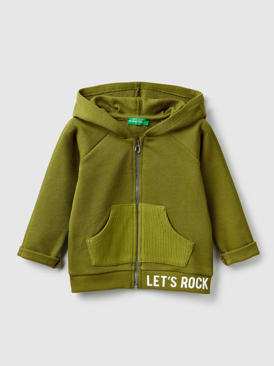 Sweater mit Zip und Kapuze image number 1