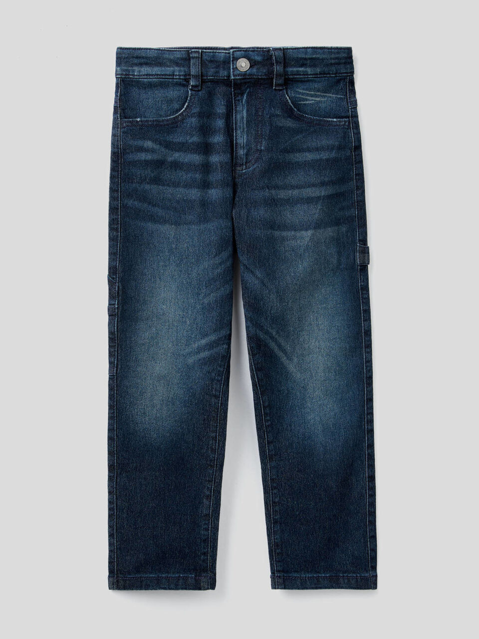 Jeans mit Details im Workwear-Stil image number 1