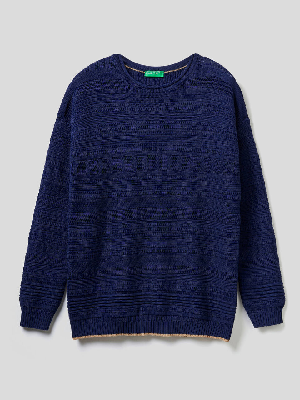 Pullover aus 100% Baumwolle mit besonderer Verarbeitung image number 1