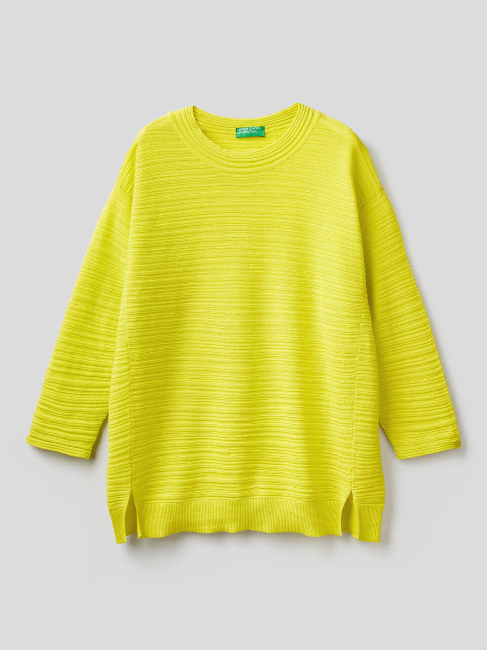 Pullover aus 100% Baumwolle mit besonderer Verarbeitung image number 1