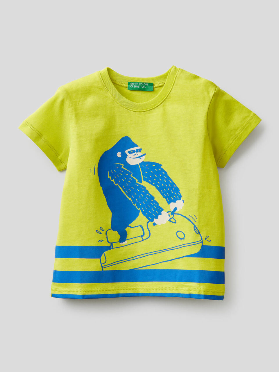 T-Shirt aus reiner Baumwolle mit Print image number 1