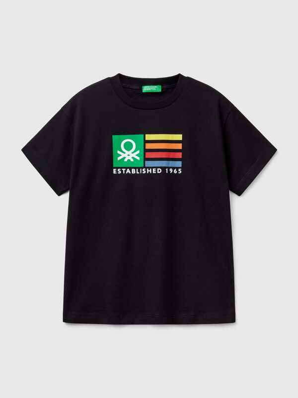 Kurzarm-T-Shirt aus 100% Baumwolle Jungen