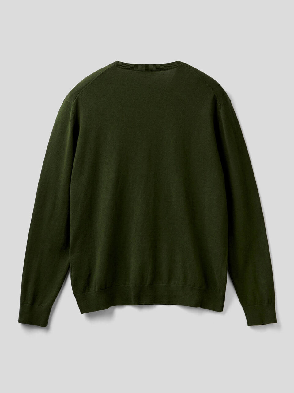Pullover mit V-Ausschnitt in einer Baumwollmischung image number 2