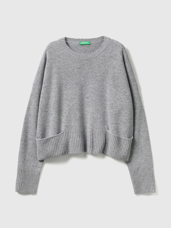 Pullover aus einer Woll-Viskose-Mischung Damen