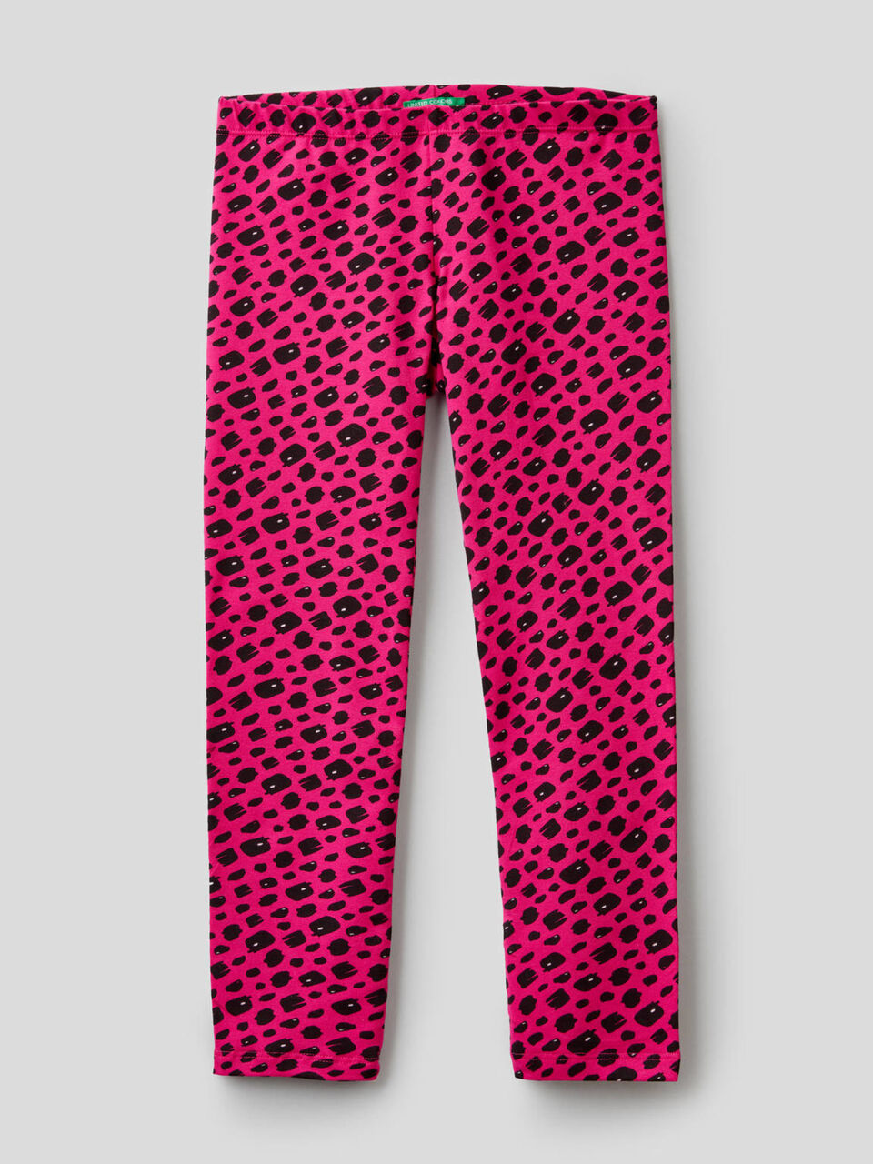 Leggings mit Print aus stretchiger Baumwolle image number null