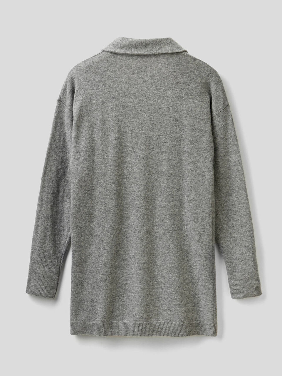 Lange Strickjacke mit Schalkragen image number 2