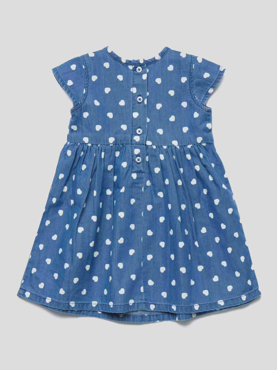 Kleid mit All-over-Herzmuster image number 2