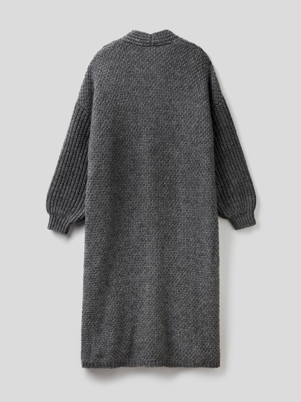 Verarbeitete Maxi-Strickjacke image number 2