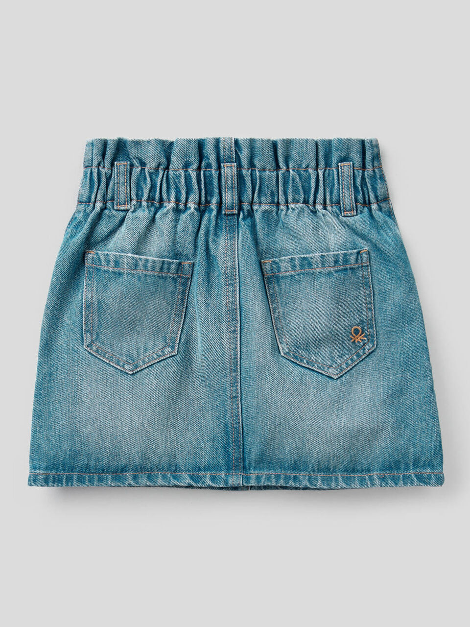 Kurzer Rock aus Denim in 100% Baumwolle image number 2