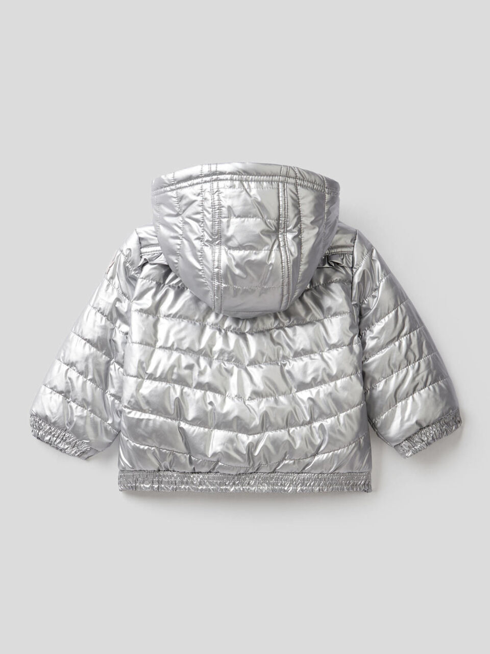 Wattierter Parka mit Rüsche image number 2