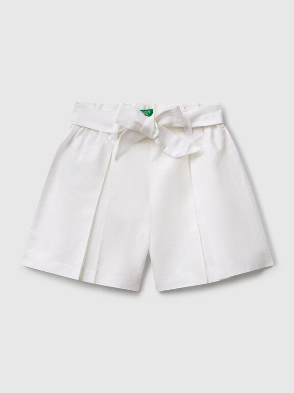 Bermudashorts mit Schärpe Mädchen