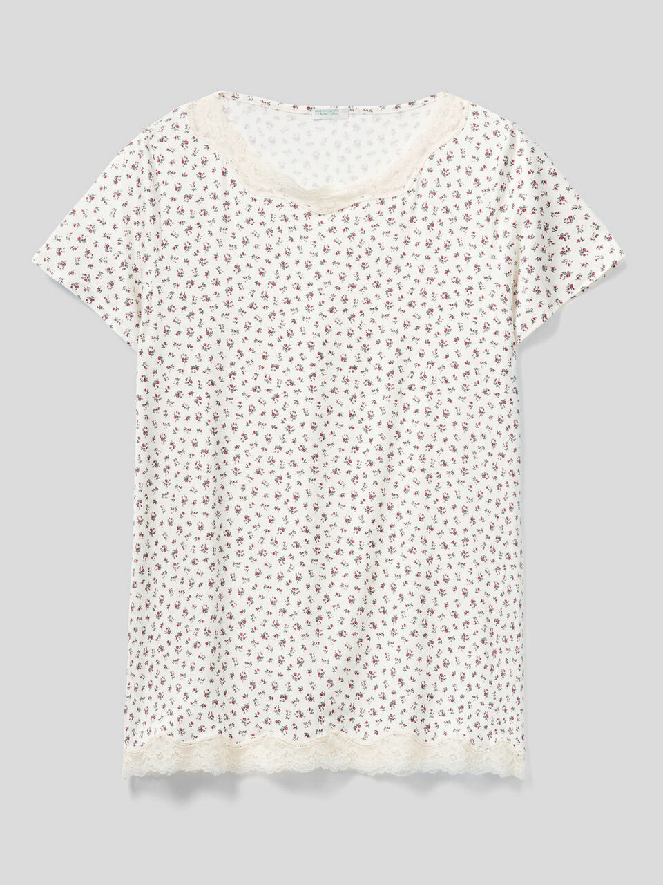 Gemustertes T-Shirt aus nachhaltiger Viskose image number 1