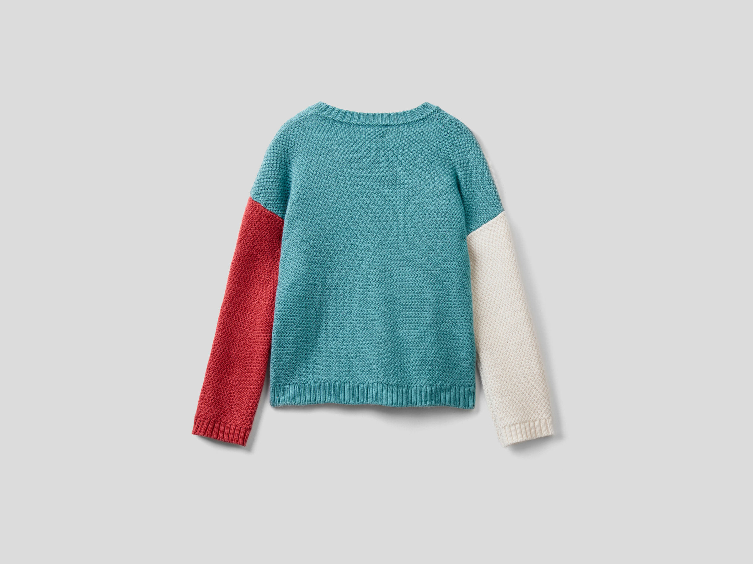 Pullover in einer Wollmischung mit Intarsienarbeit image number 2