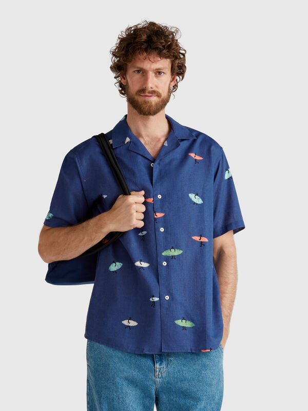 Shirt mit Surf-Print Herren