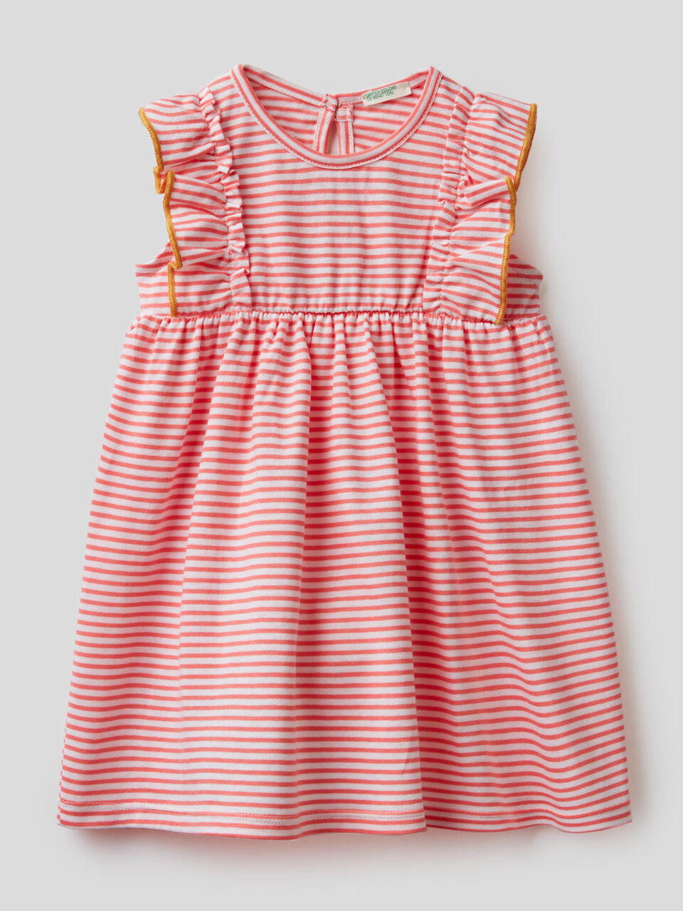 Gestreiftes Kleid aus 100% Bio-Baumwolle image number 1