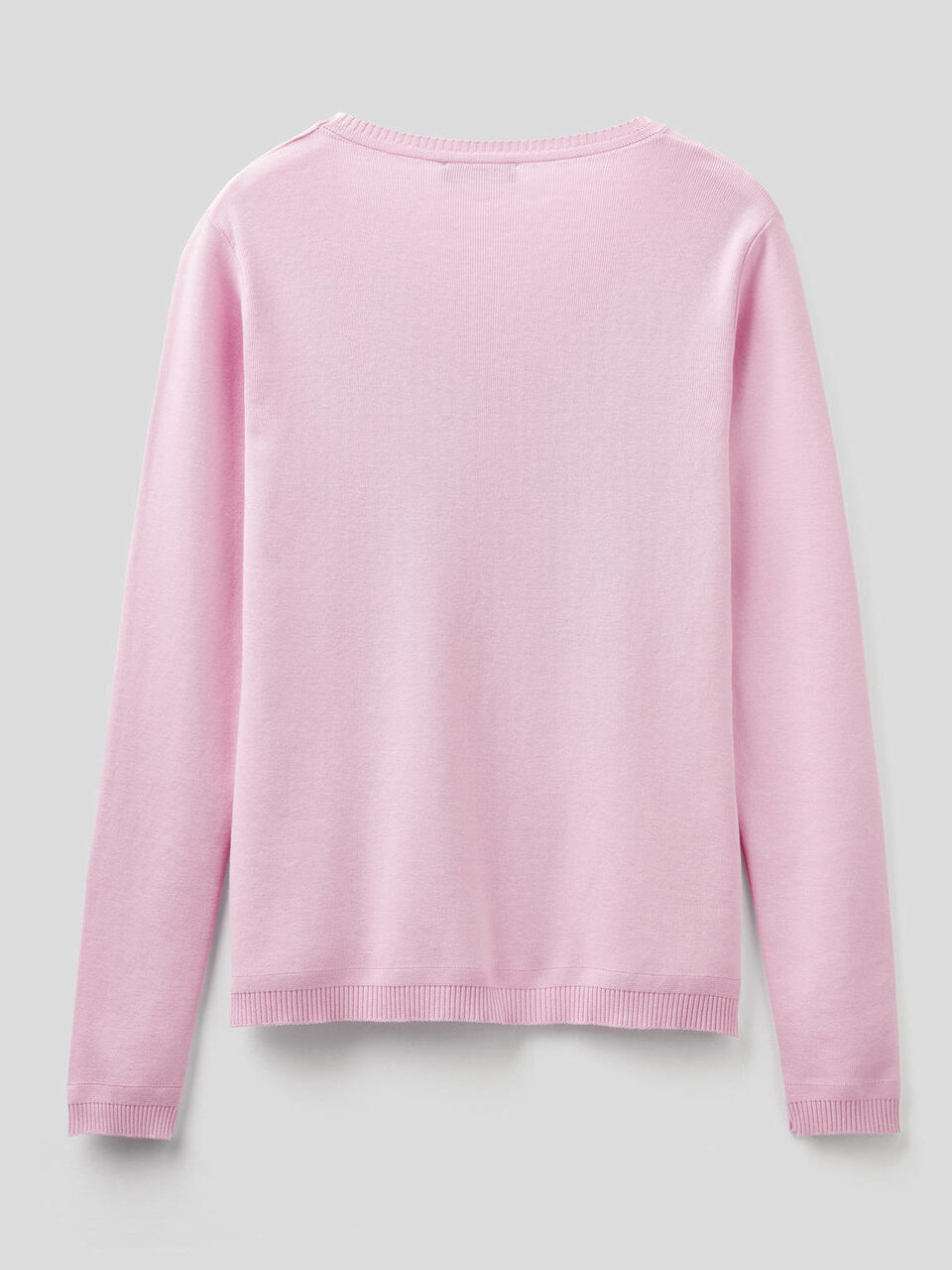 Pullover aus reiner Baumwolle mit Rundausschnitt image number 2