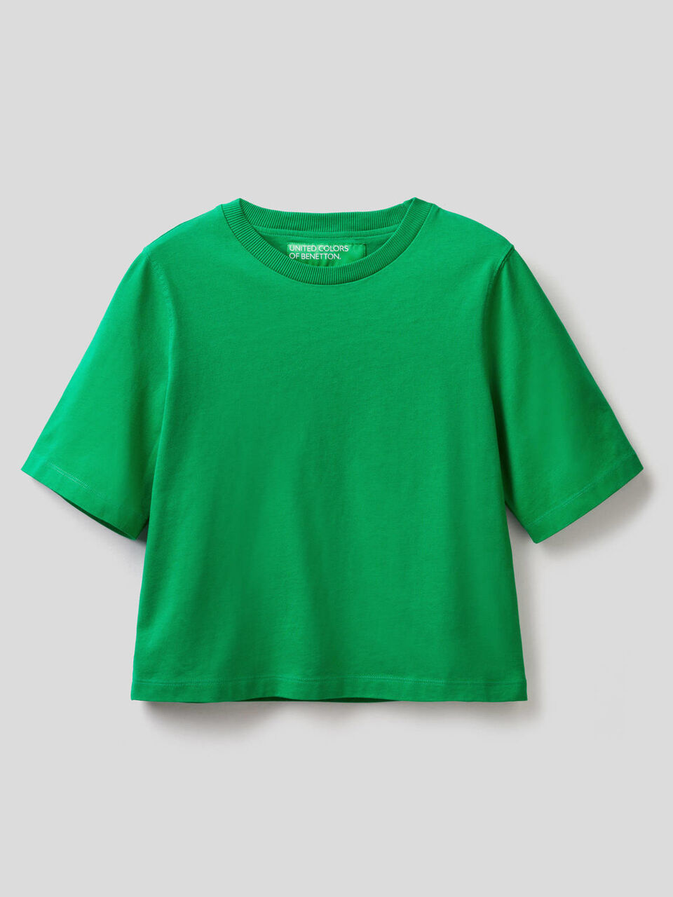 T-Shirt aus 100% Baumwolle im Boxy Fit image number 1