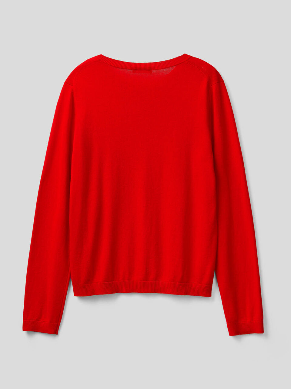 Strickjacke aus einer Baumwollmischung mit Rundausschnitt image number 2