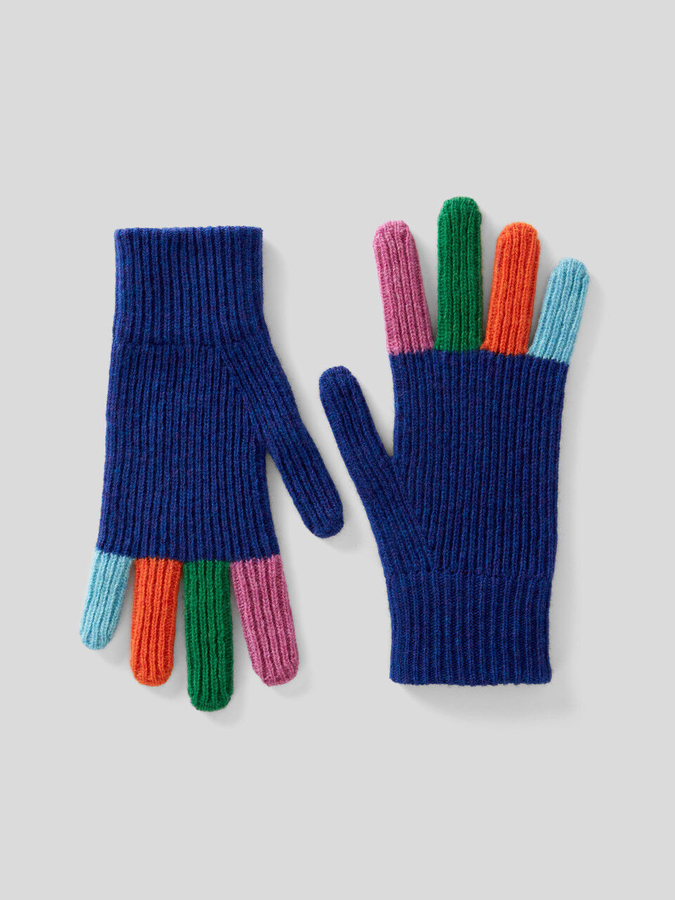 Bunte Handschuhe in reiner Merinowolle