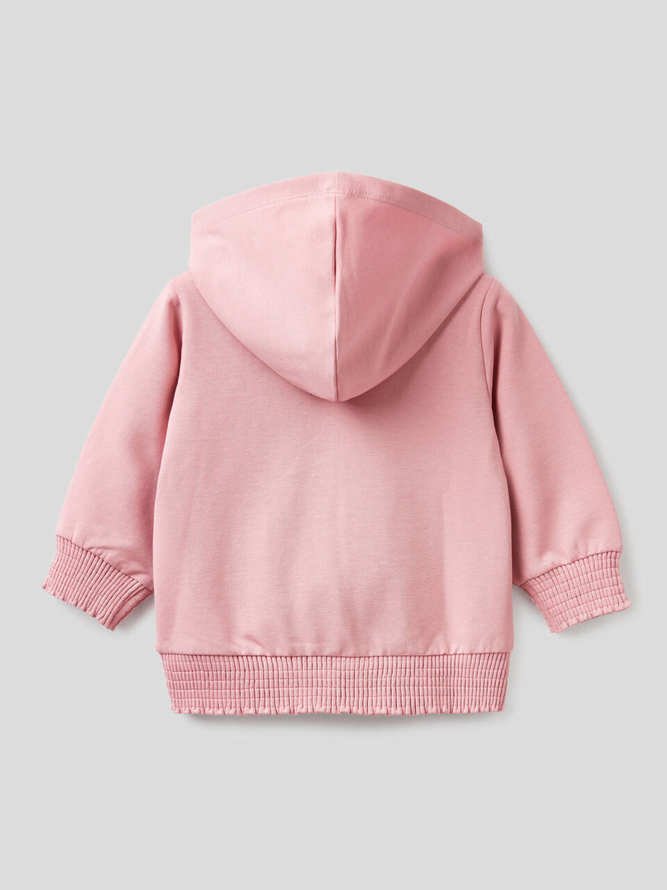 Sweatshirt aus elastischer Bio-Baumwolle mit Kapuze image number 2